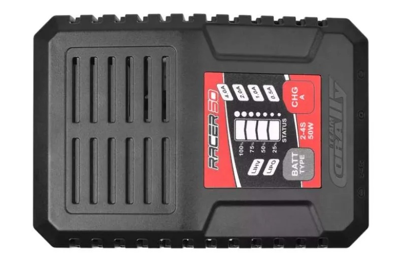 Team Corally C-51020-EURacer 50 - AC Ladegerät - 2-4S LiPo - 50W, EU-Version