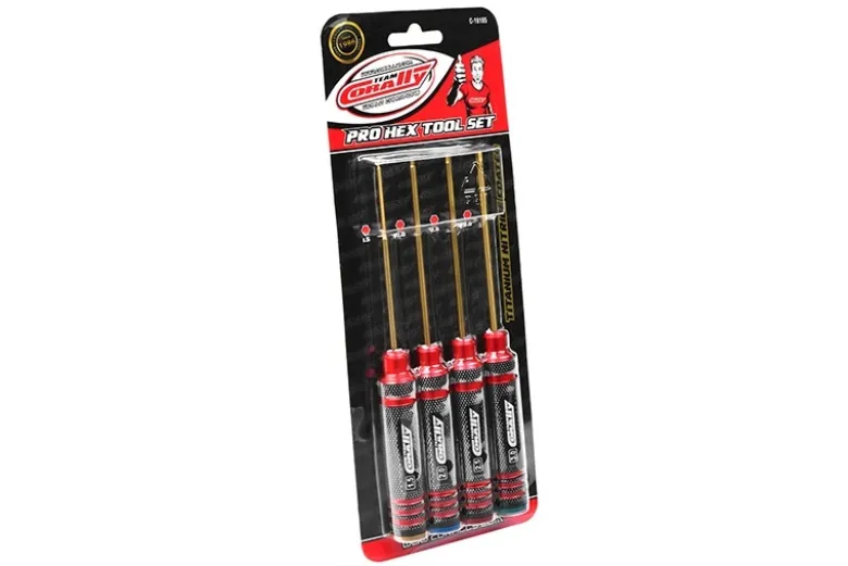 Team Corally C-16185Innensechskant Werkzeug Set 1.5, 2.0, 2.5, 3.0 mm Qualitätswerkzeug zum guten Preis Traxxas Arrma HPI