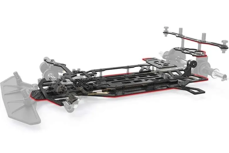 Team Corally C-00133SSX-823 4WD Pan Car 1:8 On-Road Chassis Bausatz
