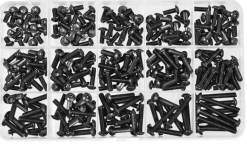 Team Corally C-38501Stahl Schauben Set M4 Rundkopf Innensechskant 10.9 (265 St)
