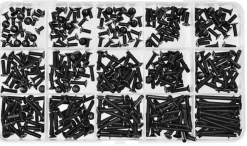 Team Corally C-38505Stahl Schrauben Set M3 Senkkopf Innensechskant 10.9 (375 St)