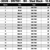 Team Corally C-38506Stahl Schrauben Set M4 Senkkopf Innensechskant 10.9 (265 St)