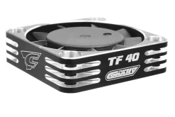 Team Corally C-53112-2TF-40 Ultra High Speed Lüfter 40mm 8,75V BEC Alu black/sil
