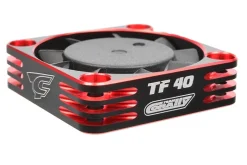 Team Corally C-53112-1TF-40 Ultra High Speed Lüfter 40mm 8,75V BEC Alu rot/schw.