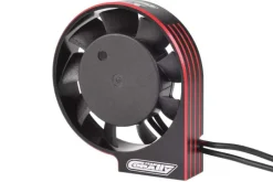 Team Corally C-53116-1Ultra-Hochgeschwindigkeitslüfter XF-40 m. BEC-Anschluss,40mm schwarz / rot
