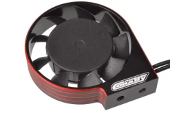 Team Corally C-53116-1Ultra-Hochgeschwindigkeitslüfter XF-40 m. BEC-Anschluss,40mm schwarz / rot