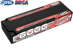Team Corally C-49623Voltax 120C HV LiPo Akku 8000mAh 7,6V 2S Hardcase