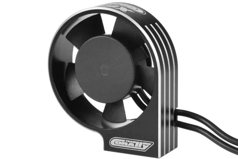 Team Corally C-53115-2XF-30 Ultra High Speed Lüfter 30mm, schwarz/silber, BEC
