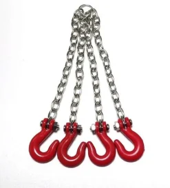 Thicon Models 20122Anschlagkette 4-Strang, rot
