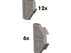 Thicon Models 10003Eckverbinder 5mm Rahmen für Schwerlastturm