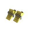 Thicon Models 50087Hemmschuhe gelb mit Halter schwarz (2)