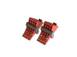 Thicon Models 50088Hemmschuhe rot mit Halter schwarz (2)