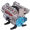 Thicon Models 21012Motor 8-Zylinder Metall Bausatz Motorblock, champagner
