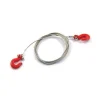 Thicon Models 20005Scale Haken aus Metall rot pulverlackiert mit Stahlseil