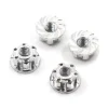 Thicon Models 20054Scale Radmuttern Alu silber M4 (4St)