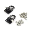 Thicon Models 20001Scale Schäkel mit Flansch Metall schwarz pulverlackiert