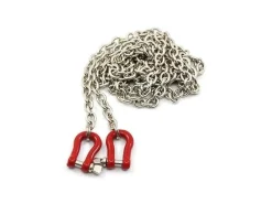 Thicon Models 20004Schäkel Alu rot mit Stahl-Kette 96cm lang