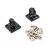 Thicon Models 20038Zugöse mit Kupplung Metall schwarz Set