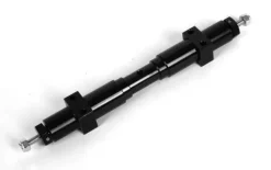 T2M T422679-120Aluminium Achse Führerhaus 120mm für selbstbau Auflieger mit 12mm Mitnehmer