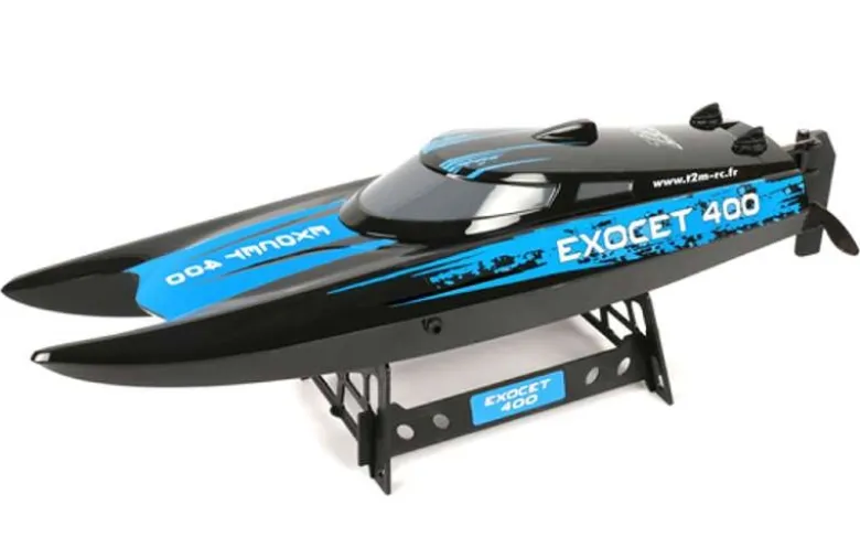 T2M T622Exocet 400 Rennboot 440mm 2.4GHz RTR, blau/schwarz bis zu 25 km/h