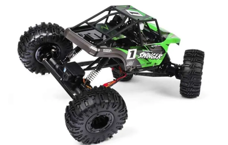 T2M T4942GRPirate Swinger 4WD Crawler 1:10 2.4GHz RTR, grün Hinterradsteuerung