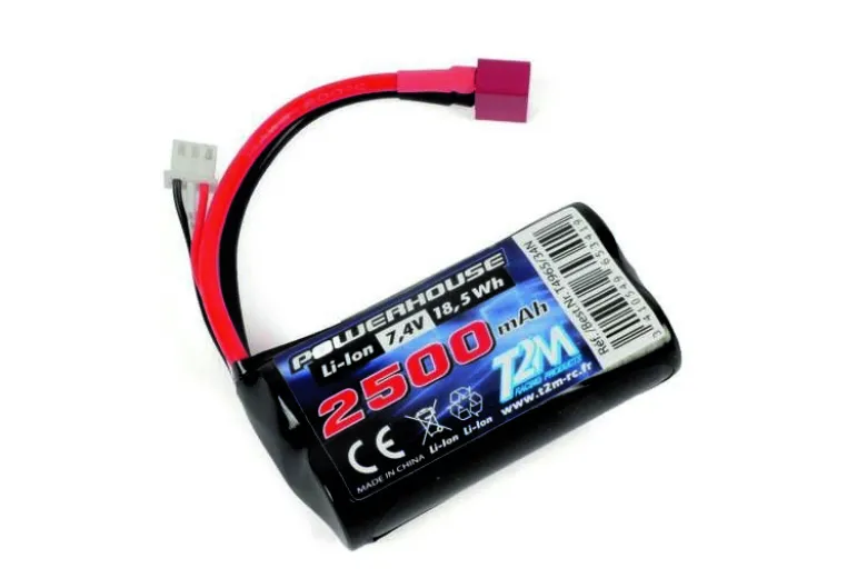 T2M T4965/34NLi-Ion Akku 7,4V/2500 mAh Hyper Go Polo Rally Citroen 1:14 ect.