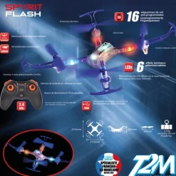 T2M T5191Spyrit Flash Quadrocopter mit LED 2,4GHz RTF