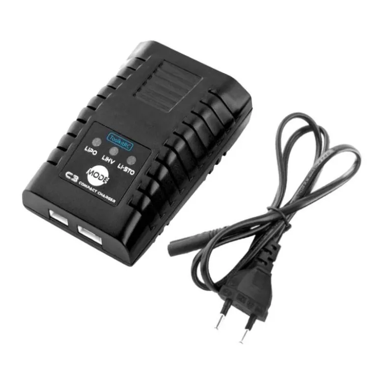 ToolkitRC TK12400C3 Ladegerät AC 100-240V, Lipo 2-3S 25W Lipo LiHV Storage bis 2,2A Ladestrom
