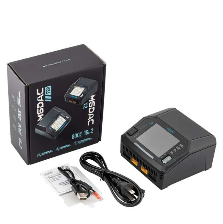 ToolkitRC TK14100M6DAC V2 LiPo 1-6S 16A 2 Kanal Ladegerät AC/DC