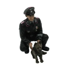 Torro 222285120Figur Oberst Otto Paetsch mit Hund 1/16 für Panzermodelle