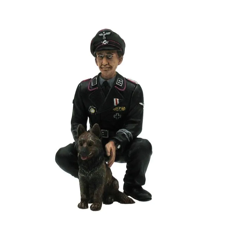Torro 222285120Figur Oberst Otto Paetsch mit Hund 1/16 für Panzermodelle