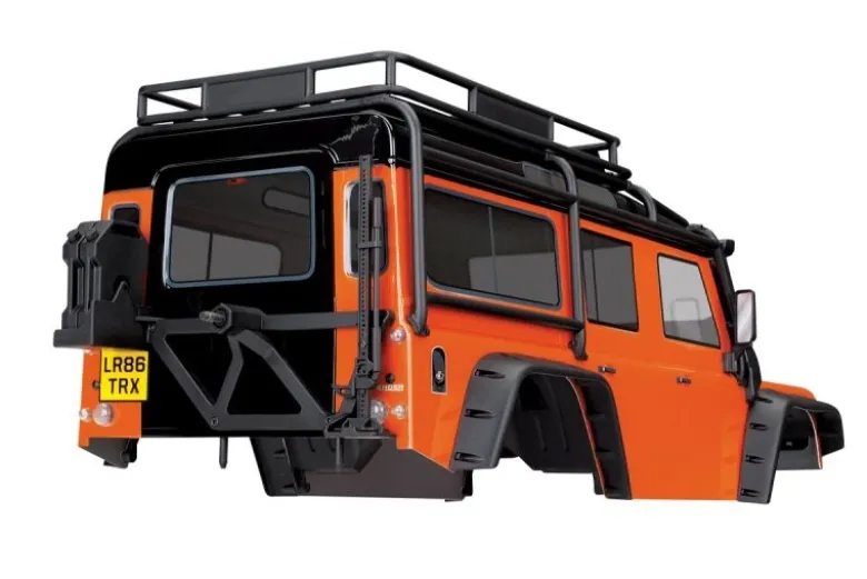Traxxas 8011ALand Rover Defender Adventure Edition orange für TRX-4 324mm auch für Bronco+Kit ( TRX8057 wird zusätzlich benötigt)