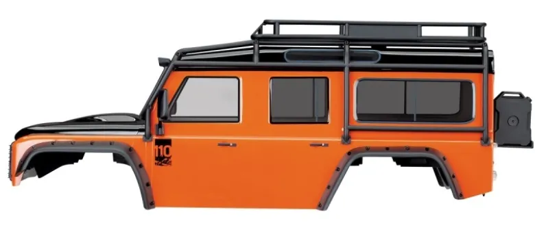 Traxxas 8011ALand Rover Defender Adventure Edition orange für TRX-4 324mm auch für Bronco+Kit ( TRX8057 wird zusätzlich benötigt)