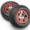 Traxxas 6873AReifen auf Felge chrome Slash 4x4