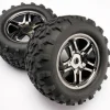 Traxxas 4983AReifen E-Maxx 3.8Zoll auf Felge verklebt 17mm Revo für 17mm Traxxas Sternmitnehmer