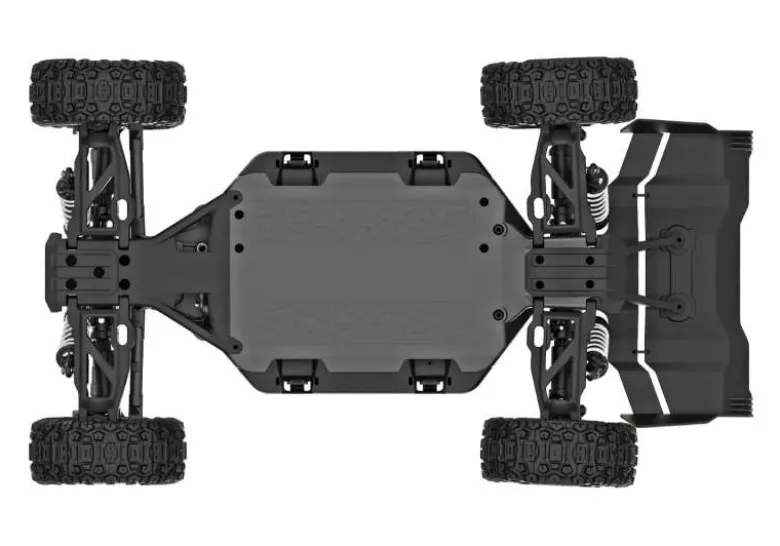 Traxxas 90154-4-BLKJATO 4x4 BL-2S Brushless Buggy, HD-Teile, 1:8, schwarz