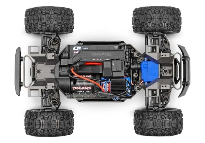 Traxxas 107154-1-BLKMINI-MAXX 4WD BL-2S Brushless, HD-Teile, RTR, schwarz