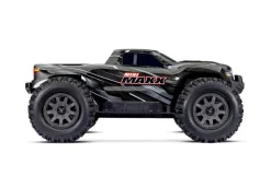Traxxas 107154-1-BLKSET1MINI-MAXX 4WD BL-2S Brushless, HD-Teile, RTR, schwarz Set mit zweitem Akku und EZ-Peak Plus Ladegerät