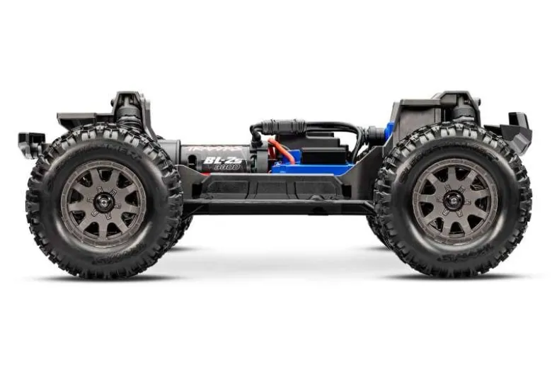 Traxxas 107154-1-BLKSET1MINI-MAXX 4WD BL-2S Brushless, HD-Teile, RTR, schwarz Set mit zweitem Akku und EZ-Peak Plus Ladegerät