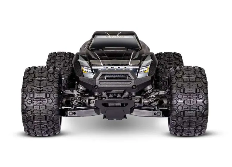 Traxxas 107154-1-BLKSET1MINI-MAXX 4WD BL-2S Brushless, HD-Teile, RTR, schwarz Set mit zweitem Akku und EZ-Peak Plus Ladegerät