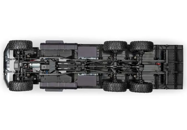 Traxxas 88086-84BLKSET2TRX-6 Ultimate RC Hauler Truck 6x6 RTR 1:10, schwarz inkl. Lipo-Akku, Power Plus 80 Ladegerät & Adapter