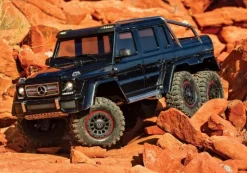 Traxxas 88296-4BLKTRX-6 MB G63 AMG 6x6 Brushed Crawler 1:10 RTR, schwarz inklusive LED Set