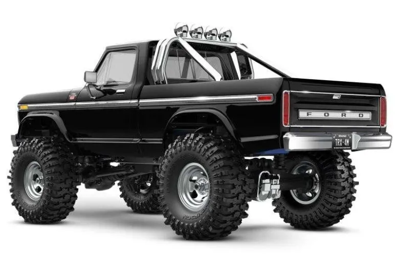 Traxxas 97044-1BLKTRX-4M Ford F150 4x4 lifted schwarz 1/18 Crawler RTR Brushed