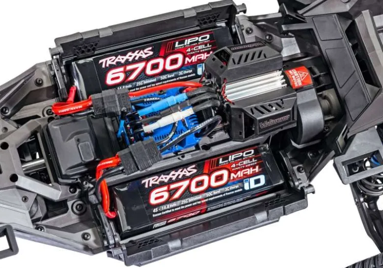 Traxxas 78086-4BLKXRT 4X4 VXL 1/7 4WD Race Truck Brushless RTR, schwarz