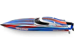 Traxxas 106064-4-BLUEDISRUPTOR 26 Zoll V-Rumpf BL Boot Selbstaufrichtung, blau bei 4S Lipo bis 60 km/H
