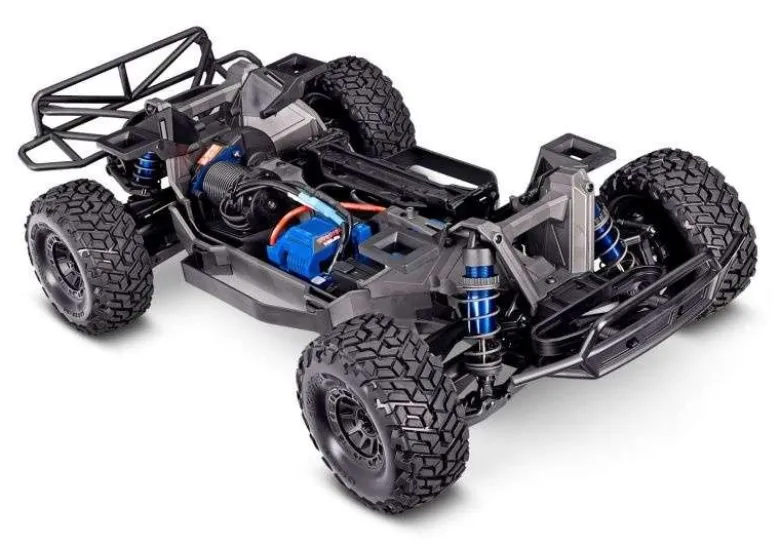 Traxxas 102076-4BLUEMAXX-SLASH 6S 4x4 Short-Course-Truck 1:8 RTR Brushless, blau