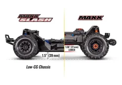 Traxxas 102076-4BLUEMAXX-SLASH 6S 4x4 Short-Course-Truck 1:8 RTR Brushless, blau