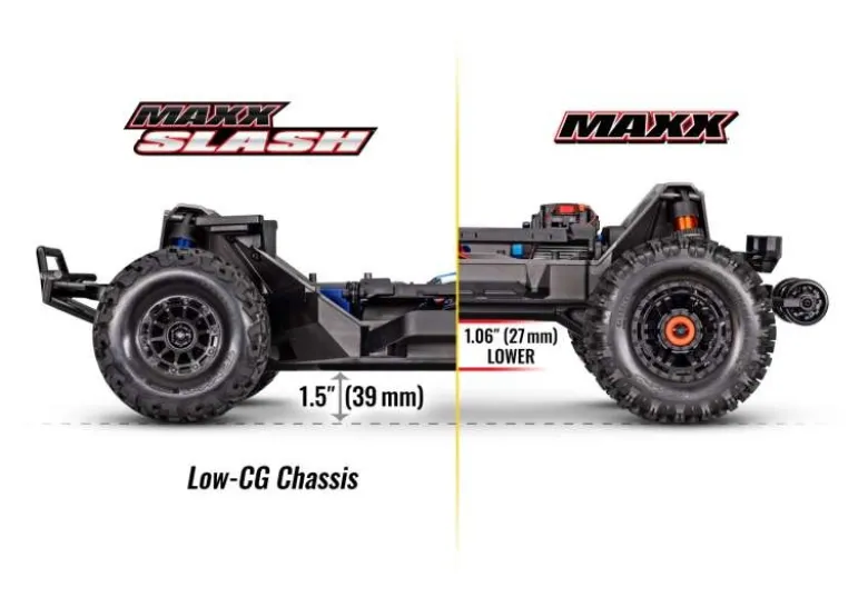 Traxxas 102076-4BLUEMAXX-SLASH 6S 4x4 Short-Course-Truck 1:8 RTR Brushless, blau