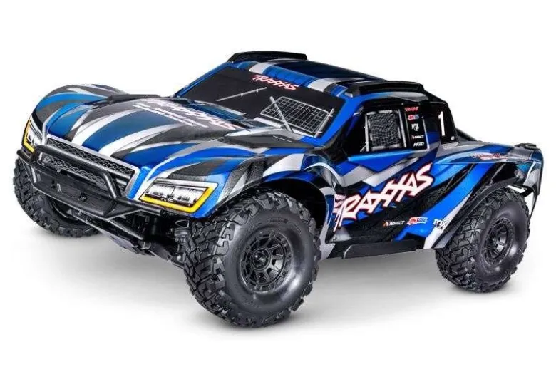 Traxxas 102076-4BLUEMAXX-SLASH 6S 4x4 Short-Course-Truck 1:8 RTR Brushless, blau