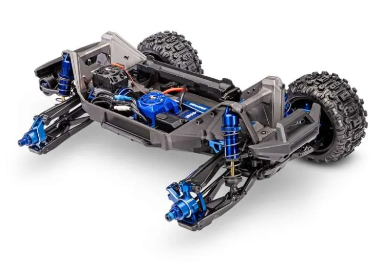 Traxxas 89087-4-BLUEMAXX Ultimate 4x4 Brushless Monster-Truck, 1:10, blau